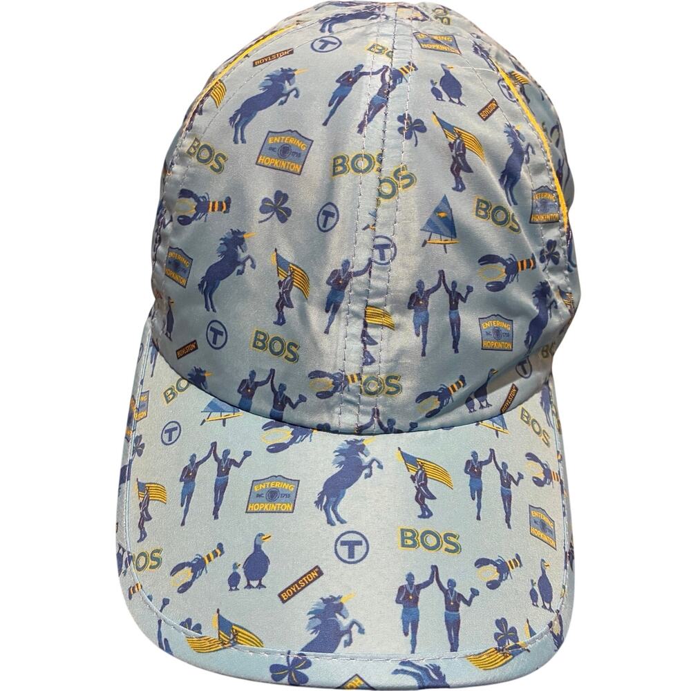 NWT Sprints Blue Boston Marathon Limited Edition Running Hat OS Performance
